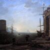 Port au lever du soleil - Claude Lorrain - Reproductions de tableaux et peintures haut de gamme