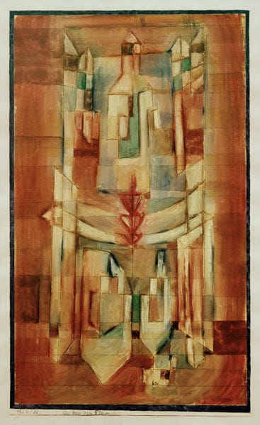 The House with the Flying Arrow - Paul Klee