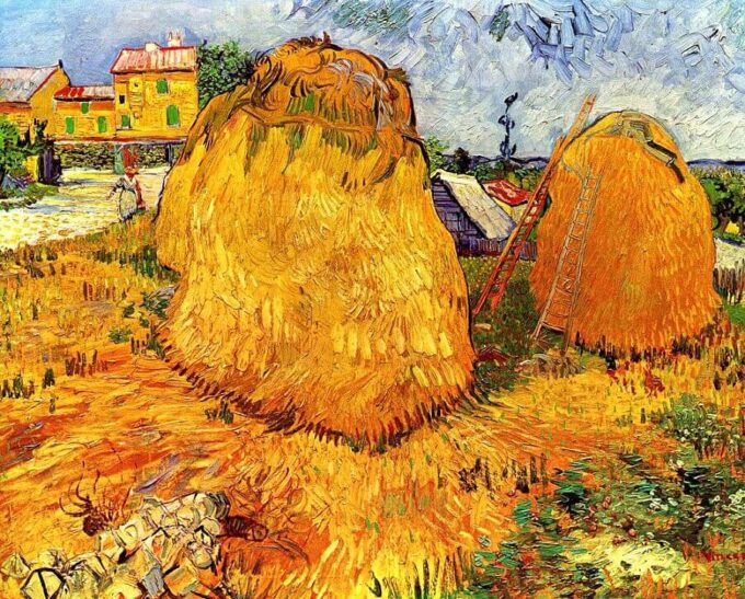 The Haystacks in Provence - Van Gogh