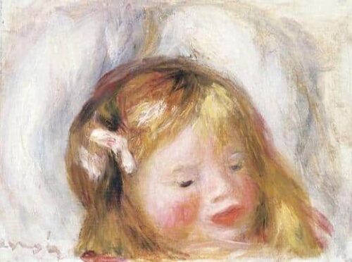 Tête de Coco - Pierre-Auguste Renoir - Reproductions de tableaux et peintures haut de gamme