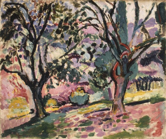 Stroll among the olive trees - Matisse