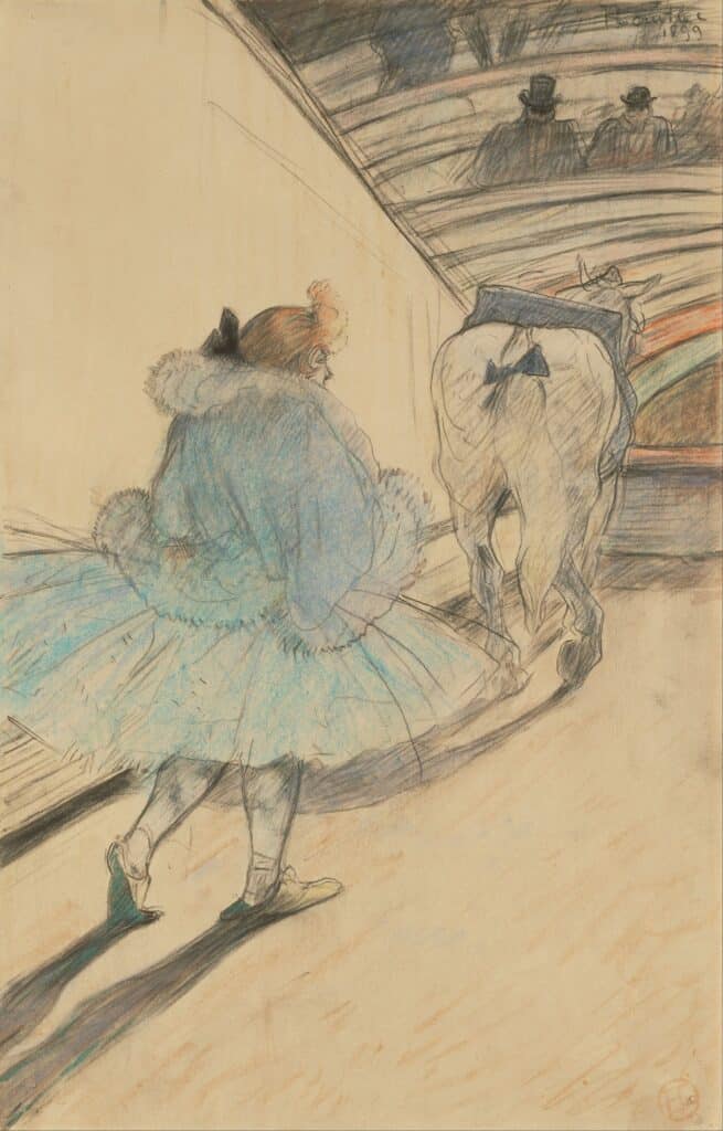 At the Circus: Entrance to the Ring - Toulouse Lautrec