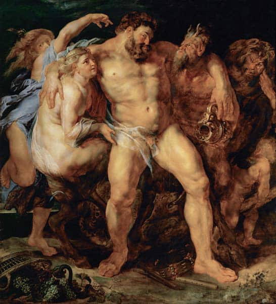 The Drunken Hercules - Peter Paul Rubens