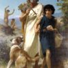 Homère et son guide - William Bouguereau - Reproductions de tableaux et peintures haut de gamme