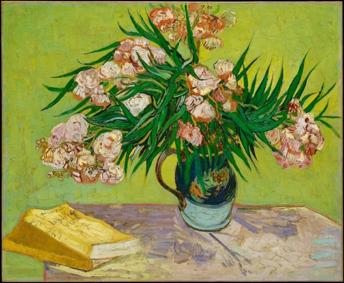 Still Life with Laurel and Books – Van Gogh Oil Painting Reproduction