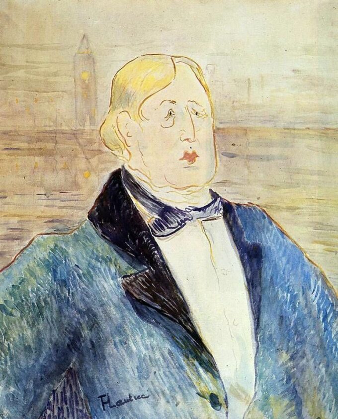 Portrait of Oscar Wilde - Toulouse Lautrec