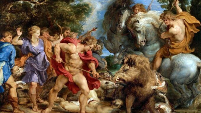 Hunting the Caledonian Boar - Peter Paul Rubens