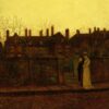 Dans la Gloire d'or - John atkinson grimshaw - Reproductions de tableaux et peintures haut de gamme