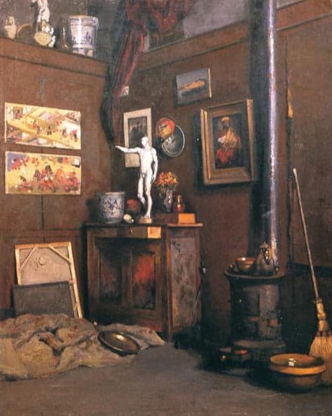 Interior of a Studio - Caillebotte