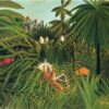 Jaguar attaquant un cheval - Henri Rousseau - Reproductions de tableaux et peintures haut de gamme