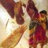 Jatayu Vadham - Raja Ravi Varma - Reproductions de tableaux et peintures haut de gamme