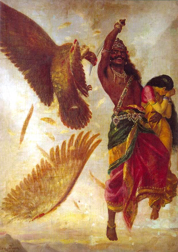 The Killing of Jatayu - Ravi Varma