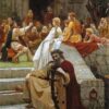 Lauriers fanés - Edmund Leighton - Reproductions de tableaux et peintures haut de gamme