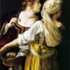 Judith et sa servante - Artemisia Gentileschi - Reproductions de tableaux et peintures haut de gamme