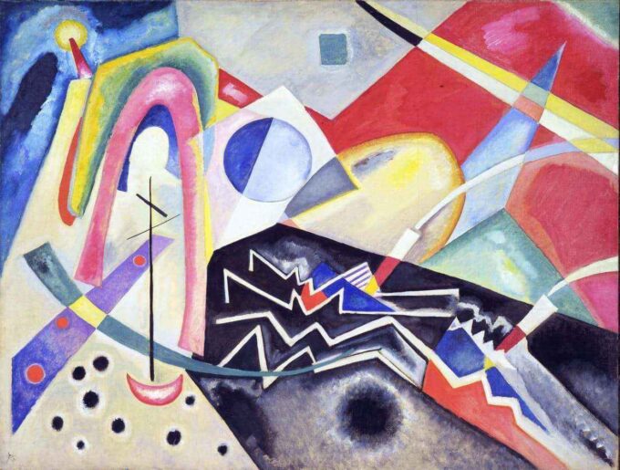 Zig Zag blanc – Vassily Kandinsky