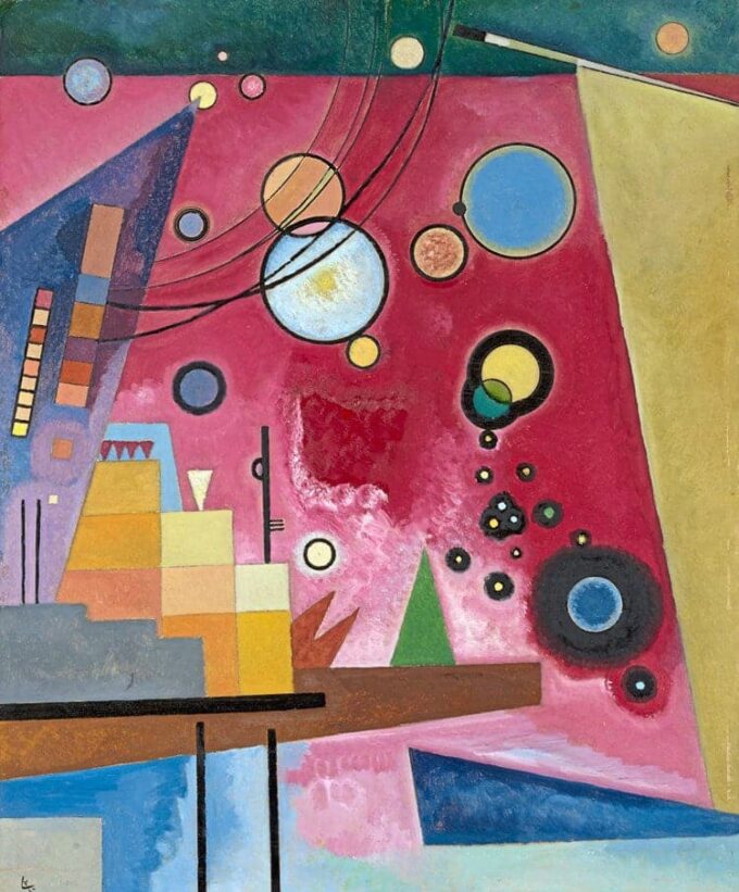 Heavy Red - Vassily Kandinsky