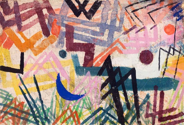 Game of the Forces of a Landscape of Lech - Paul Klee