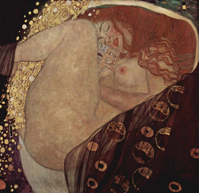 Danae 1907 - Gustav Klimt