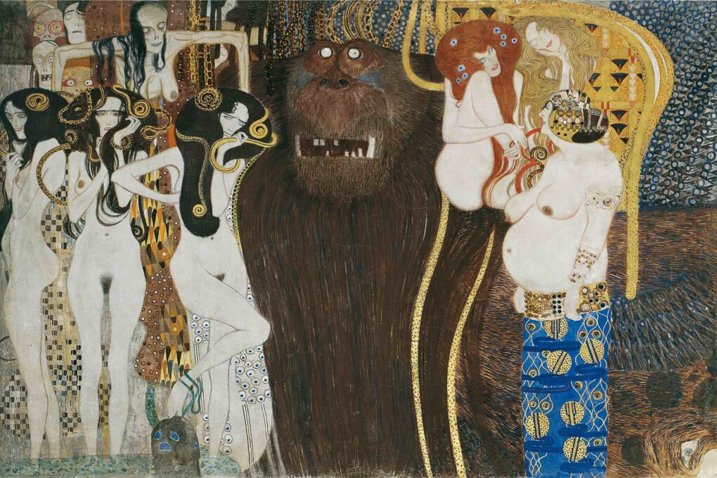 Frise Beethoven - Gustav Klimt - Reproductions de tableaux et peintures haut de gamme