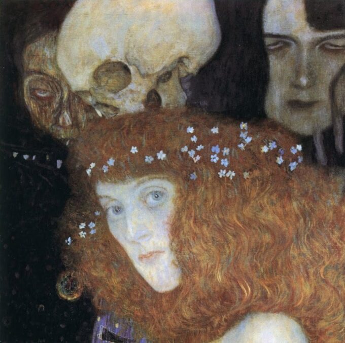 Hope I (Detail) - Gustav Klimt