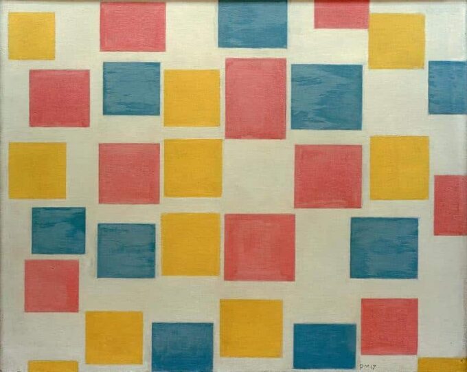 Composition with Colored Zones - Mondrian