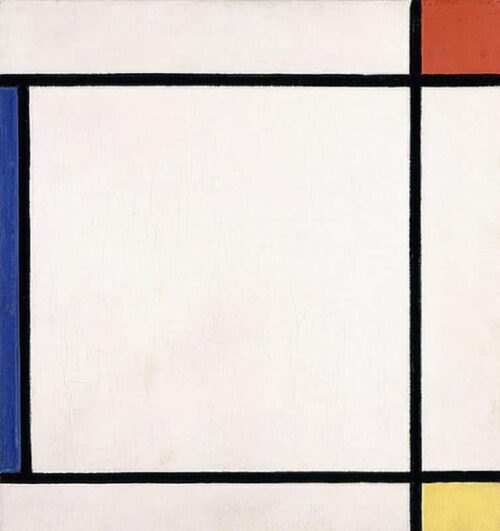 Composition III de rouge, jaune, bleu - Mondrian - Reproductions de tableaux et peintures haut de gamme