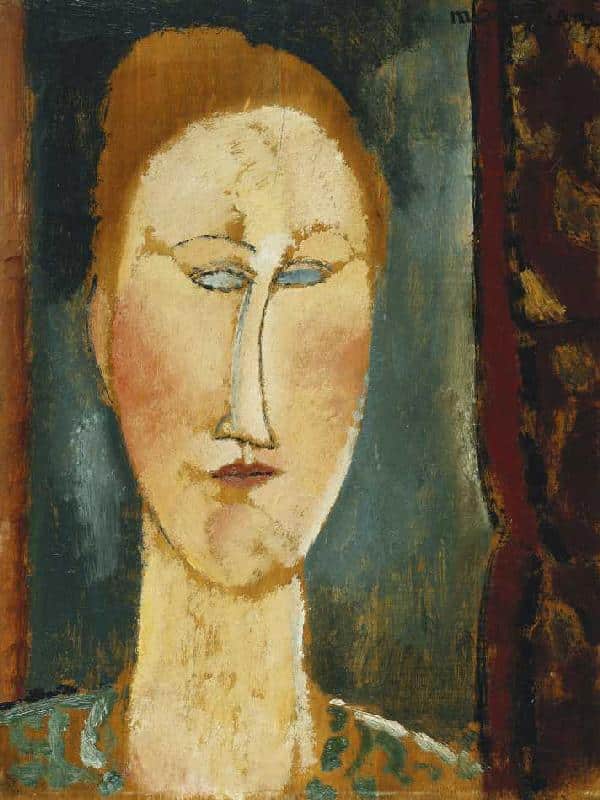 Head of a Red-Haired Woman - Amadeo Modigliani