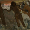 Trois filles se baignant - Edgar Degas - Reproductions de tableaux et peintures haut de gamme