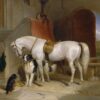 Favourites, la propriété de S.A.R. le prince George de Cambridge - Edwin Landseer - Reproductions de tableaux et peintures haut de gamme