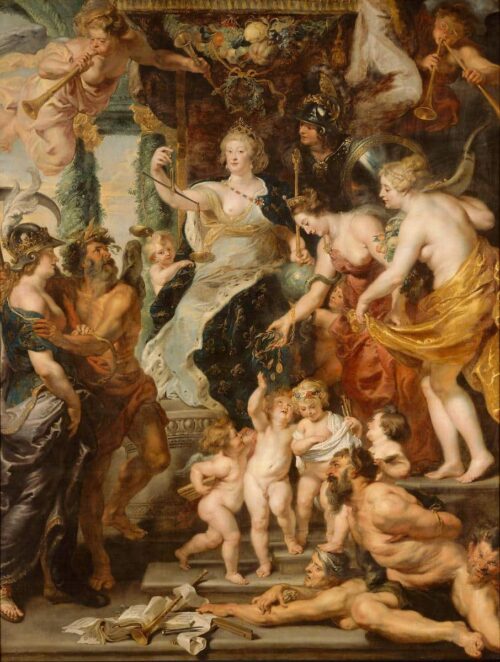 Cycle de Médicis : La régence heureuse - Peter Paul Rubens - Reproductions de tableaux et peintures haut de gamme