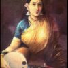 Lady with Swarbat - Raja Ravi Varma - Reproductions de tableaux et peintures haut de gamme