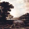 Landscape with Merchants - Claude Lorrain - Reproductions de tableaux et peintures haut de gamme