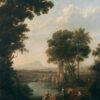 Landscape with the finding of Moses - Claude Lorrain - Reproductions de tableaux et peintures haut de gamme