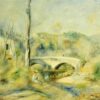 Paysage avec le pont - Pierre-Auguste Renoir - Reproductions de tableaux et peintures haut de gamme