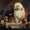 Faire la loi - Edwin Landseer - Reproductions de tableaux et peintures haut de gamme