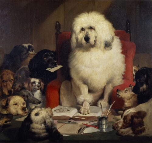 Faire la loi - Edwin Landseer - Reproductions de tableaux et peintures haut de gamme