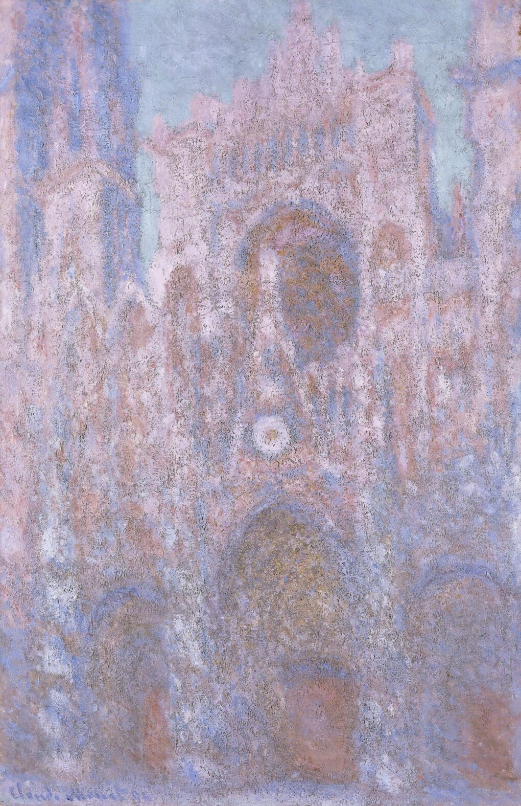 La Cathédrale de Rouen. Symphonie en gris et noir (W1323) - Claude Monet - Reproductions de tableaux et peintures haut de gamme