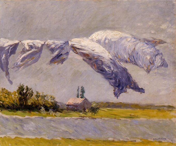 Drying Laundry, Petit Gennevilliers - Caillebotte