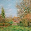 Automne à Éragny - Camille Pissarro - Reproductions de tableaux et peintures haut de gamme