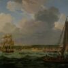 Le port du Havre vers 1824, vu de la mer - Louis Philippe Crepin - Reproductions de tableaux et peintures haut de gamme