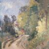 Tournant de la route sous les arbres - Paul Cézanne - Reproductions de tableaux et peintures haut de gamme