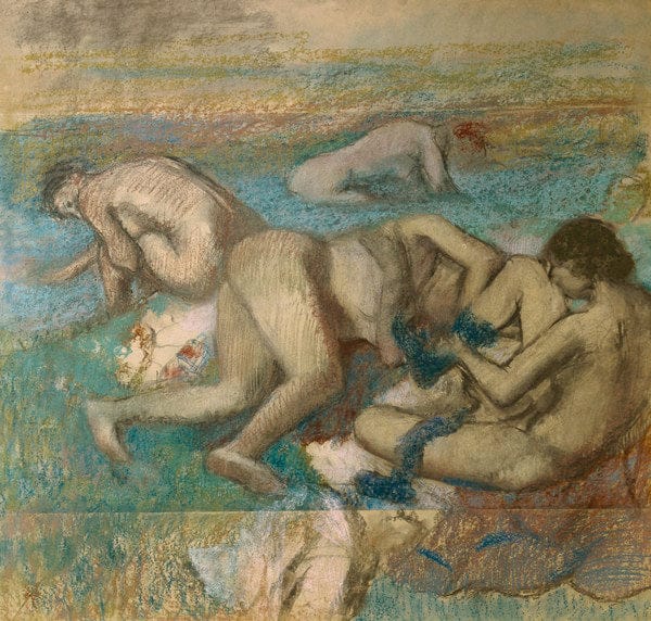 The Bathers - Edgar Degas