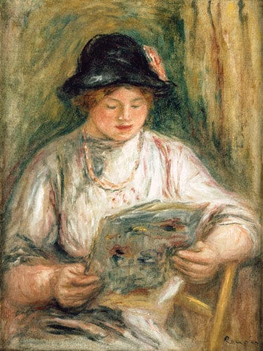 Woman Reading - Pierre-Auguste Renoir