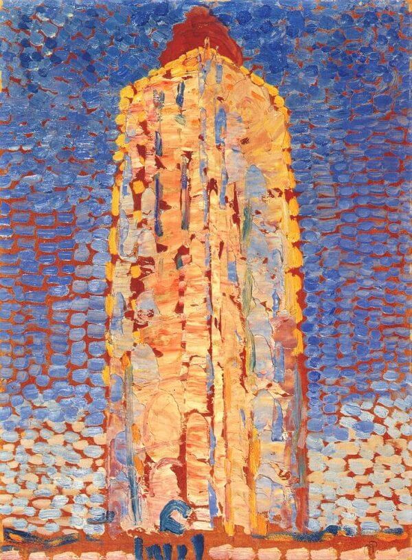 Lighthouse at Westkapelle - Mondrian