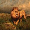 Lion and Prey (also known as The Kill) - Rosa Bonheur - Reproductions de tableaux et peintures haut de gamme