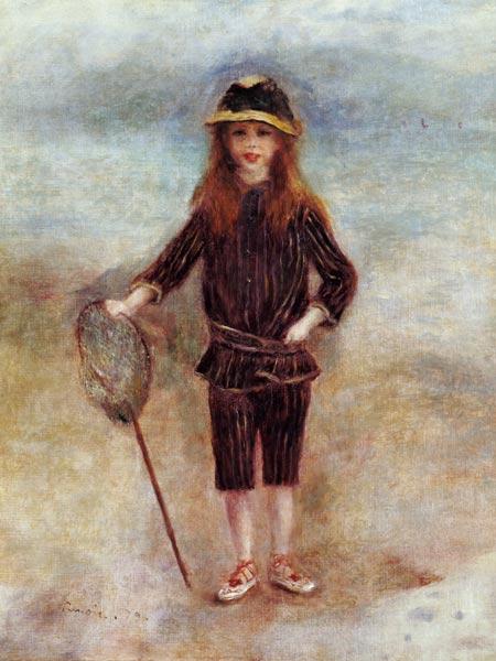 The Little Fisherwoman (Marthe Berard) - Pierre-Auguste Renoir