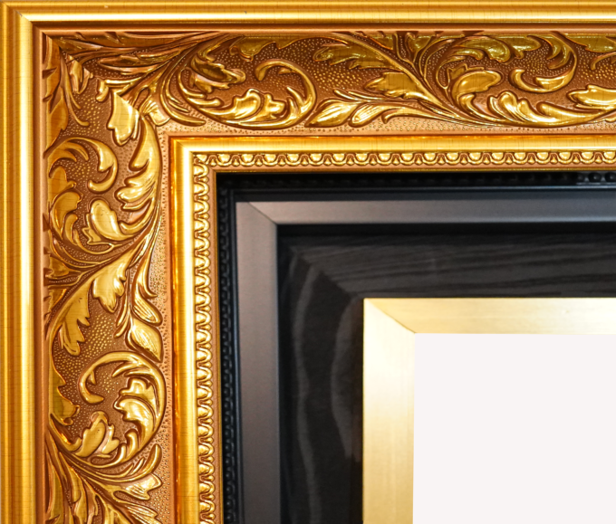 Floral Gold Frame