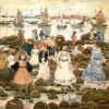 Low Tide, Beachmont - Maurice Prendergast - Reproductions de tableaux et peintures haut de gamme