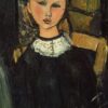 Lucienne - Amedeo Modigliani - Reproductions de tableaux et peintures haut de gamme