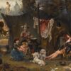 Dans les coulisses - Ludwig Knaus - Reproductions de tableaux et peintures haut de gamme